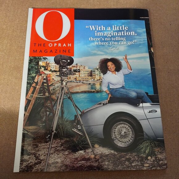 The Oprah Magazine Issue Featuring Oprah In Denim & Striped Shirt - Lifestyle - Picture 1 of 2